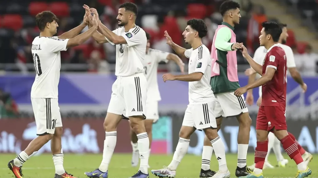 المنتخب العراقي يضرب المنتخب الإندونيسي