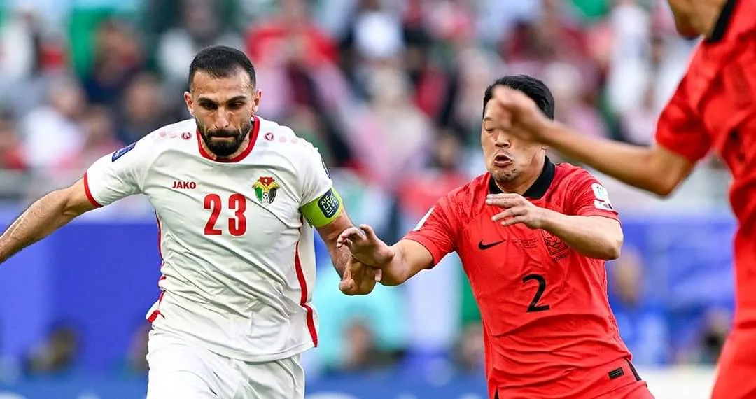 كوريا الجنوبية تنتزع تعادلاً قاتلاً من الأردن في كأس أمم آسيا