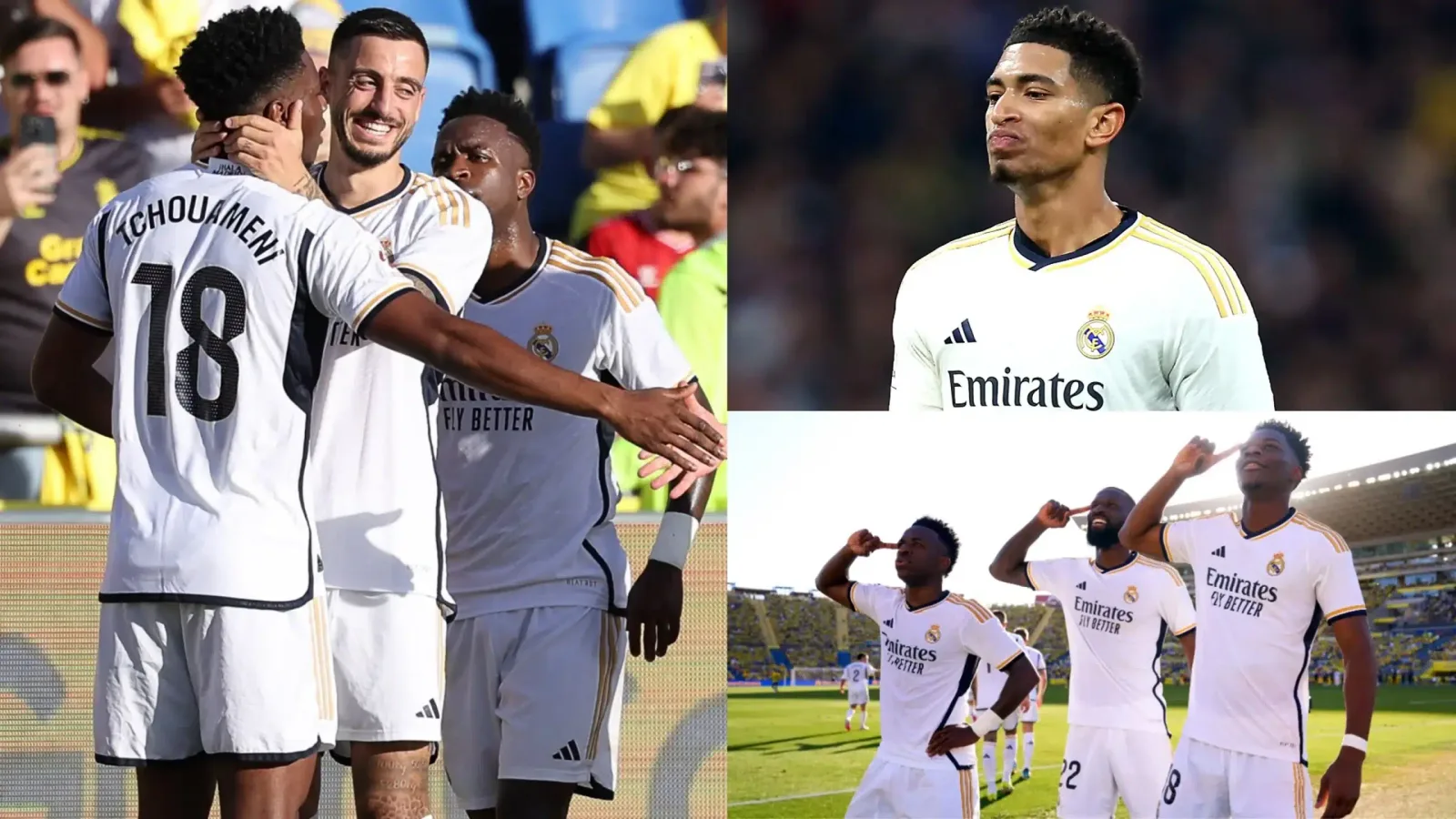 ريال مدريد إلى صدارة الدوري بعد معركة لاس بالماس