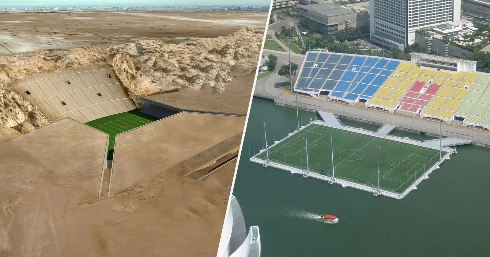 أغرب 10 ملاعب رياضية في العالم!
