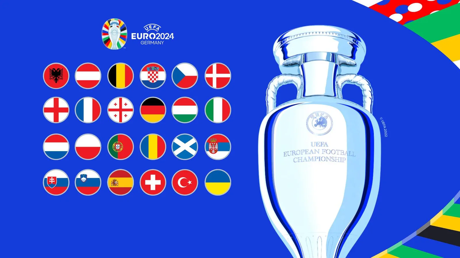 مواعيد مباريات اليوم الثلاثاء في "يورو 2024"