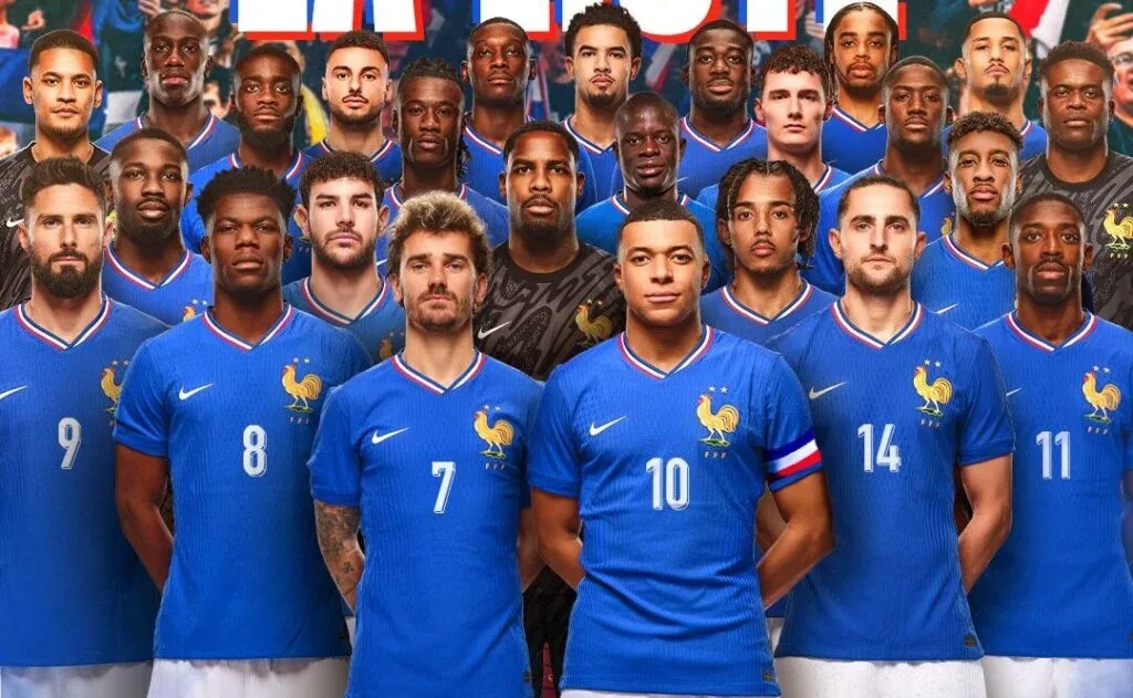 تشكيلة فرنسا أمام بلجيكا في دور الـ 16 يورو 2024