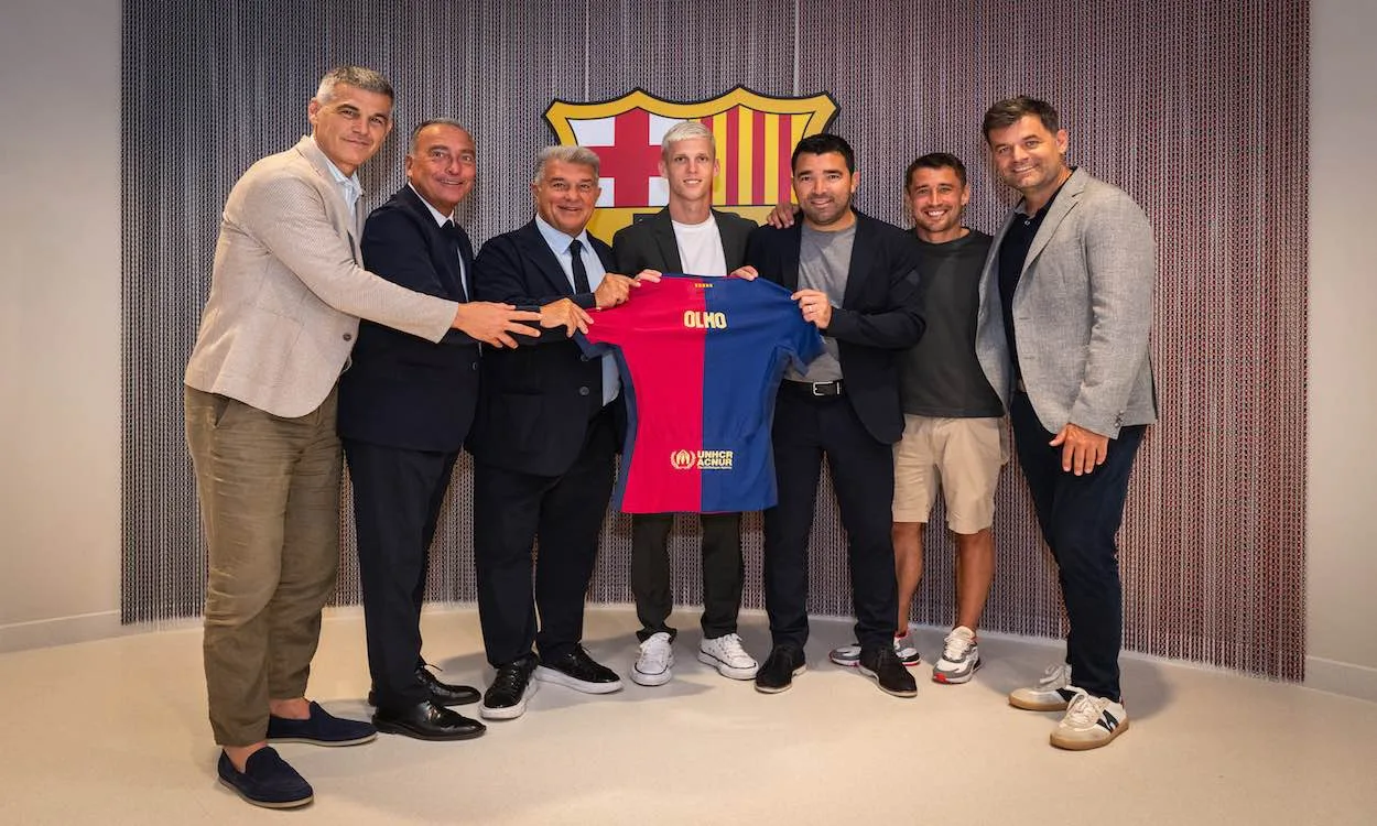 رسمياً ... داني أولمو ينضم إلى صفوف نادي برشلونة