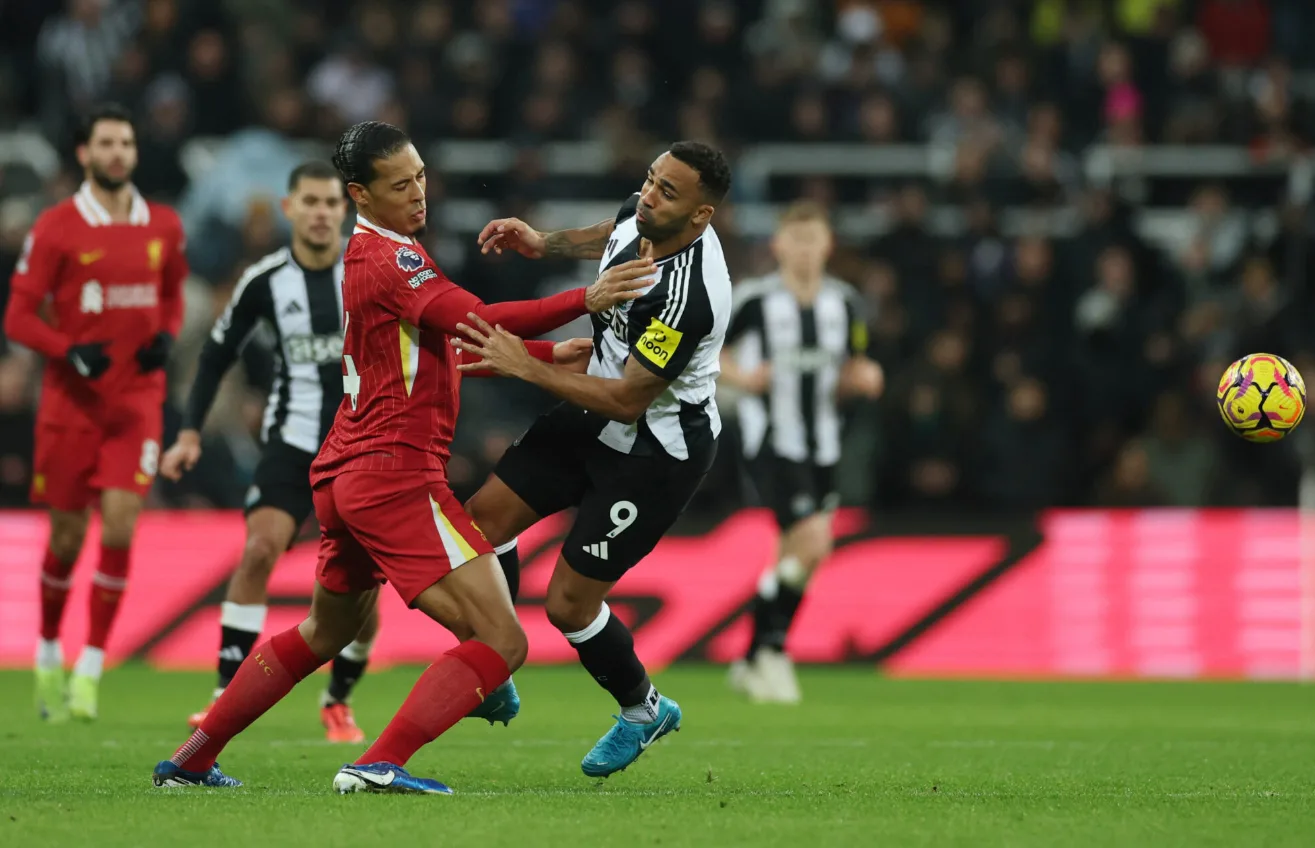 ليفربول يتعادل مع نيوكاسيل بالدوري الإنجليزي