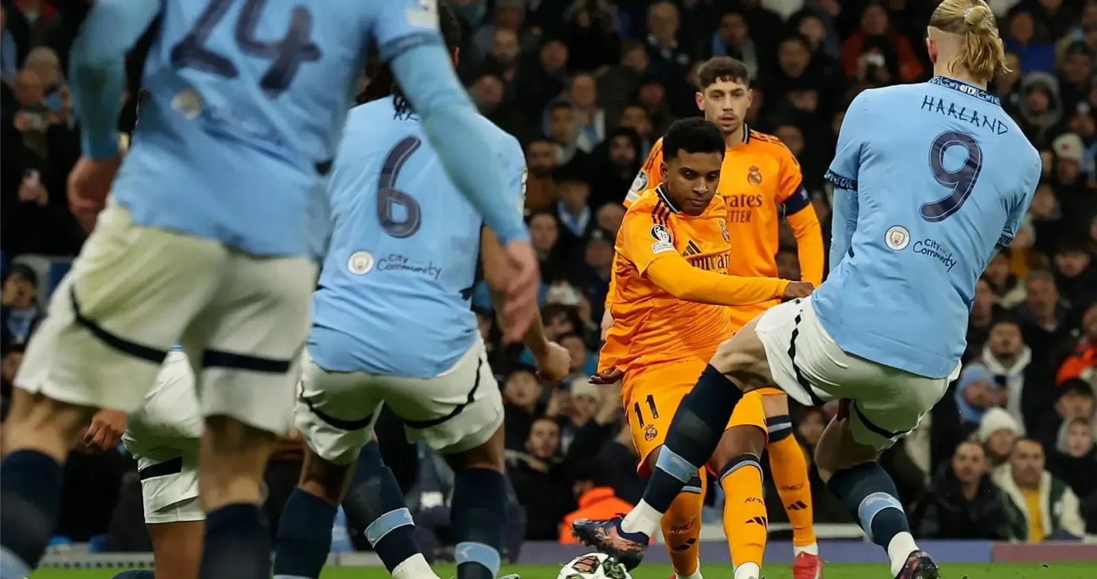 ريال مدريد يسحق مانشستر سيتي بثلاثية ويتأهل الى ثمن نهائي دوري الأبطال