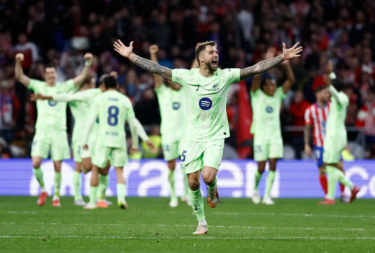 برشلونة يهزم أتلتيكو مدريد ويتأهل لنهائي كأس ملك إسبانيا