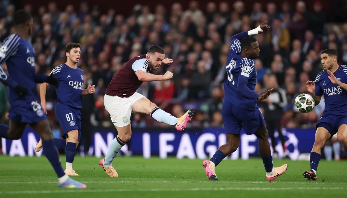 باريس سان جيرمان يهزم أستون فيلا 3-2 بدوري الأبطال