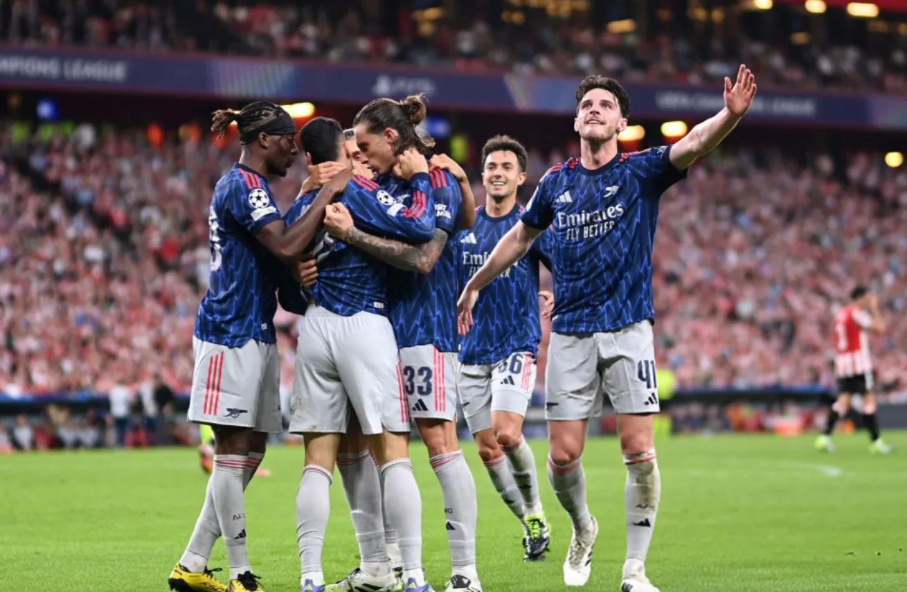 آرسنال يهزم أتلتيك بلباو في دوري الأبطال