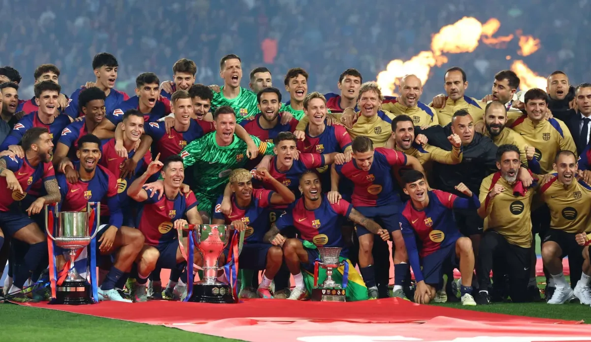 برشلونه يهزم خيتافي 3-0 وبواصل مطاردة ريال مدريد