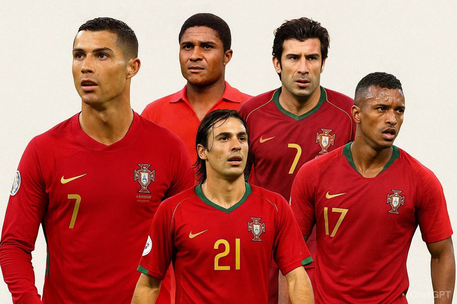 أفضل 10 لاعبين فى تاريخ البرتغال
