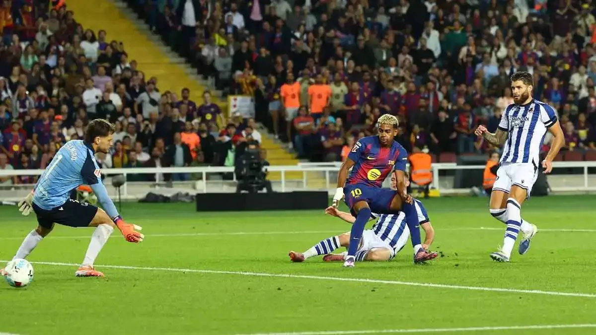 برشلونة يتصدر الليغا بفوز مثير على ريال سوسييداد