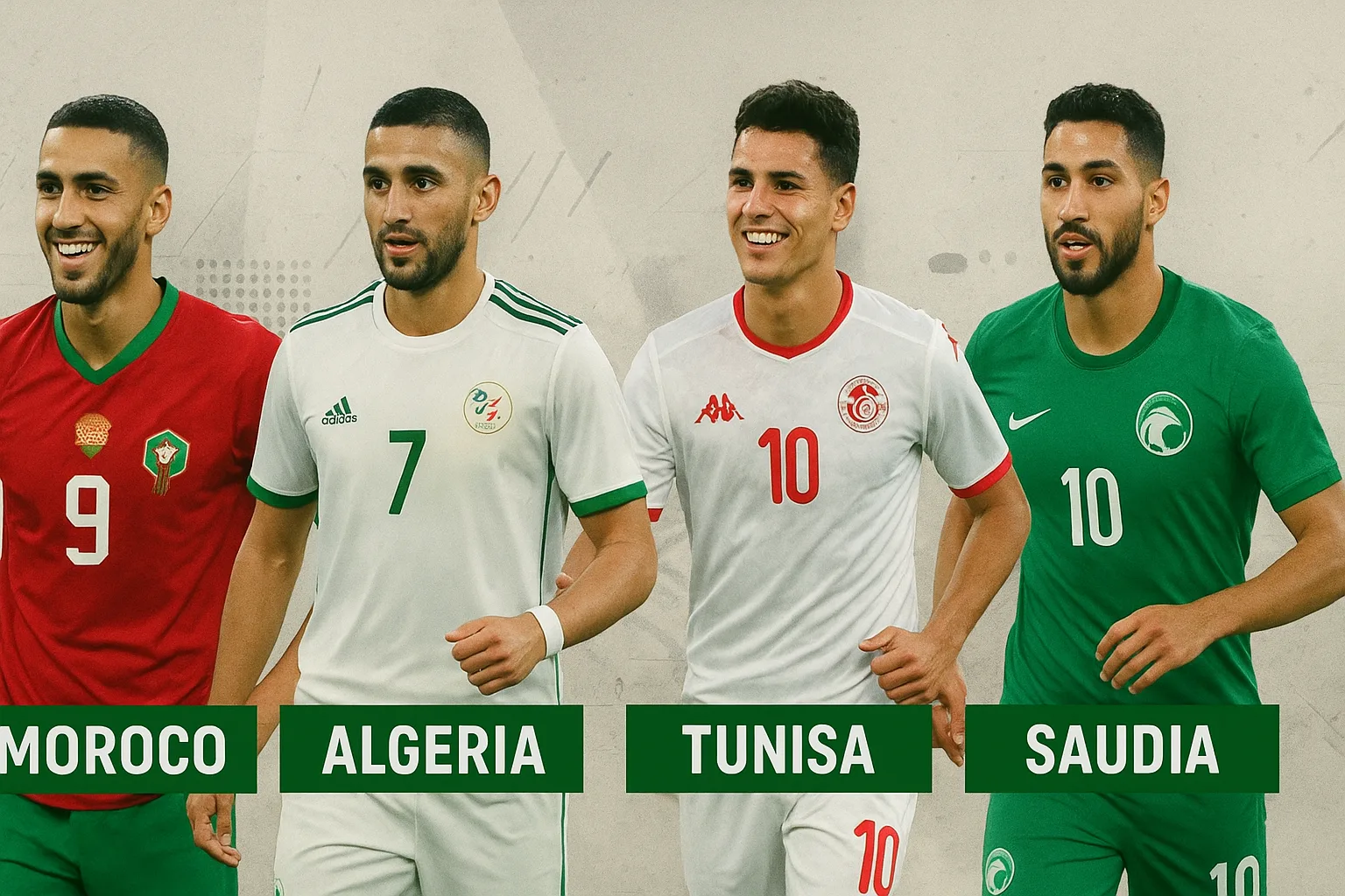 أكثر المنتخبات العربية تسجيلاً في كأس العالم