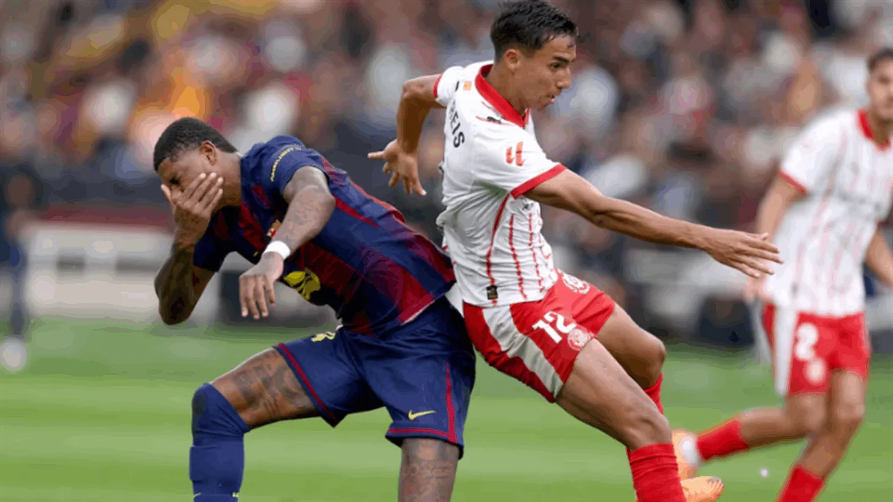 برشلونة يخطف فوزاً من جيرونا بشق الأنفس