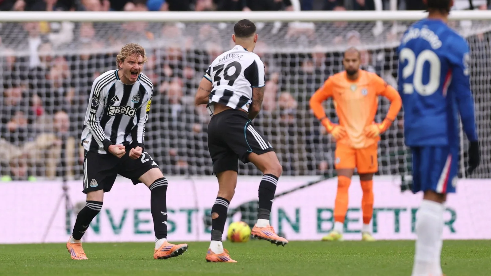 نيوكاسل يفرط في تقدمه ليتعادل مع تشيلسي بالدوري الإنجليزي