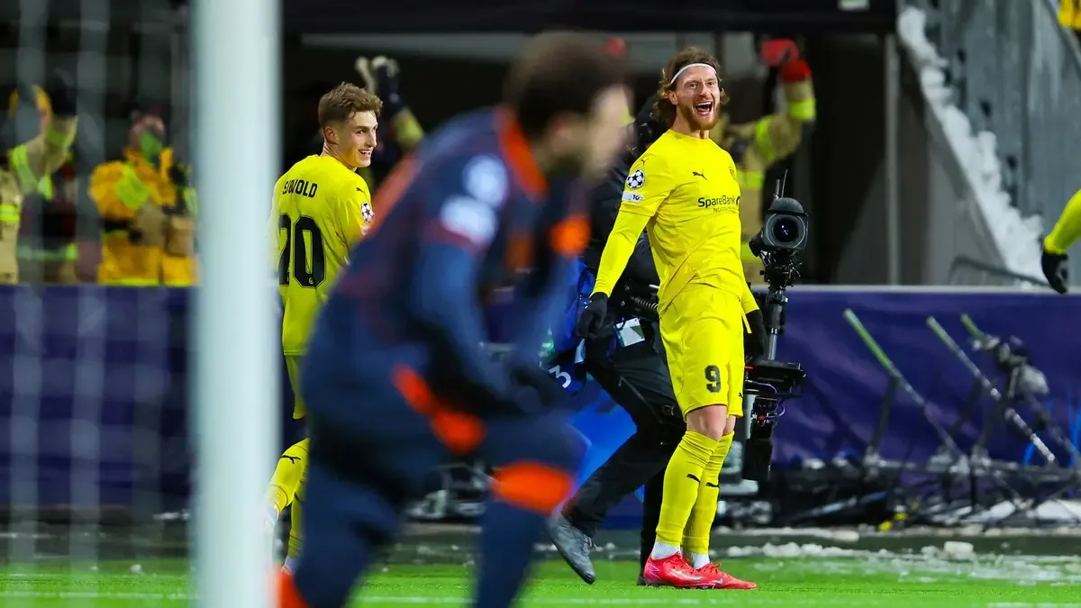 بودو غليمت النرويجي يصعق إنتر ميلان بثلاثية في ملحق دوري الأبطال