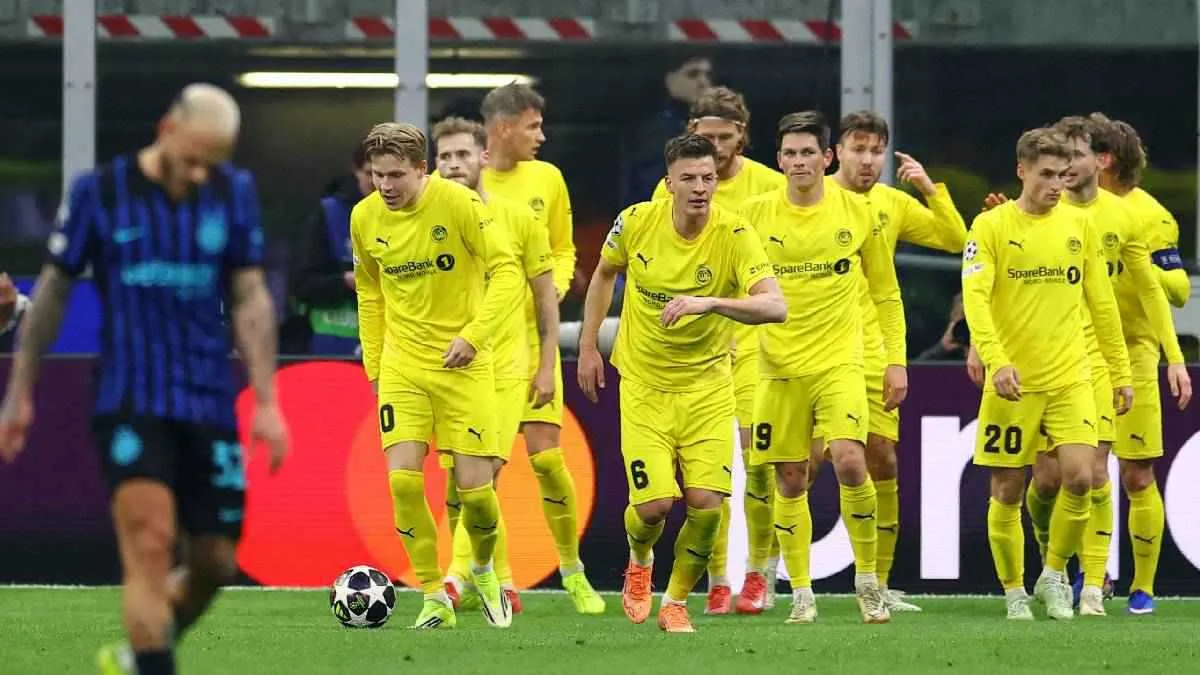 بودو غليمت يقصي إنتر ميلان من دوري أبطال أوروبا