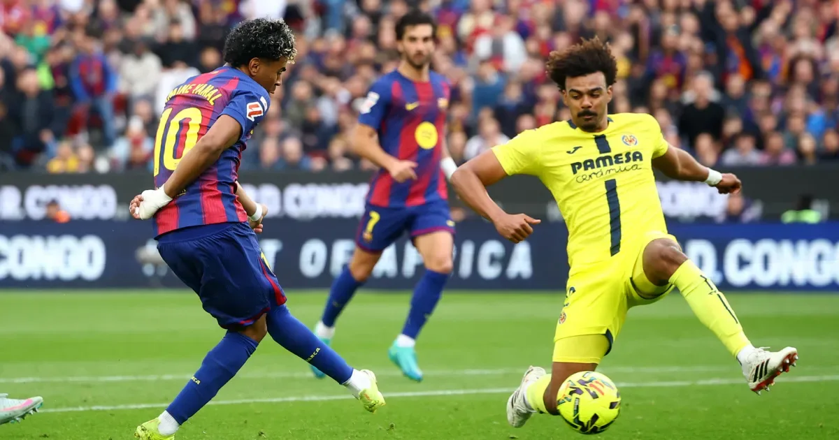فوز برشلونة بثلاثية على فياريال في الليغا