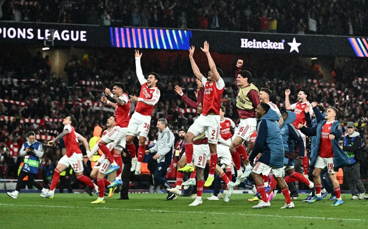 أرسنال يعبر إلى نهائي دوري أبطال أوروبا بعد 20 عامًا