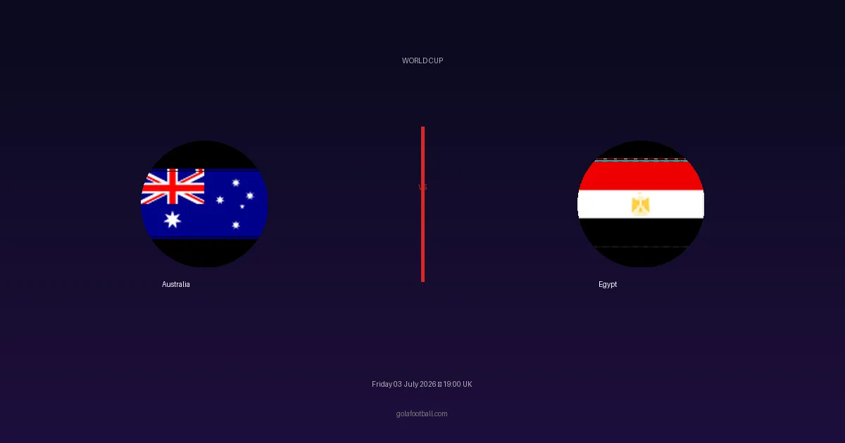 موعد مباراة مصر ضد أستراليا في دور الـ32 من كأس العالم والقنوات الناقلة