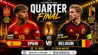موعد مباراة إسبانيا وبلجيكا في ربع نهائي كأس العالم 2026 والمتأهل المنتظر