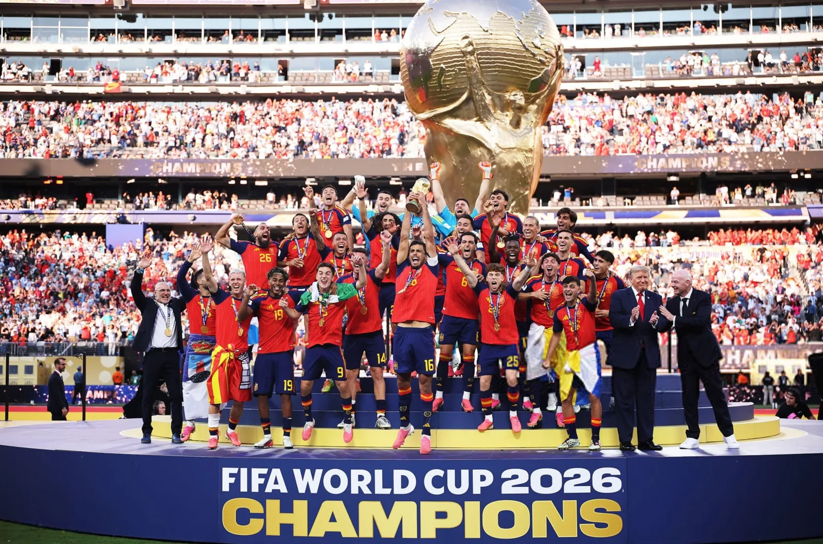 اسبانيا بطلاً لكأس العالم 2026