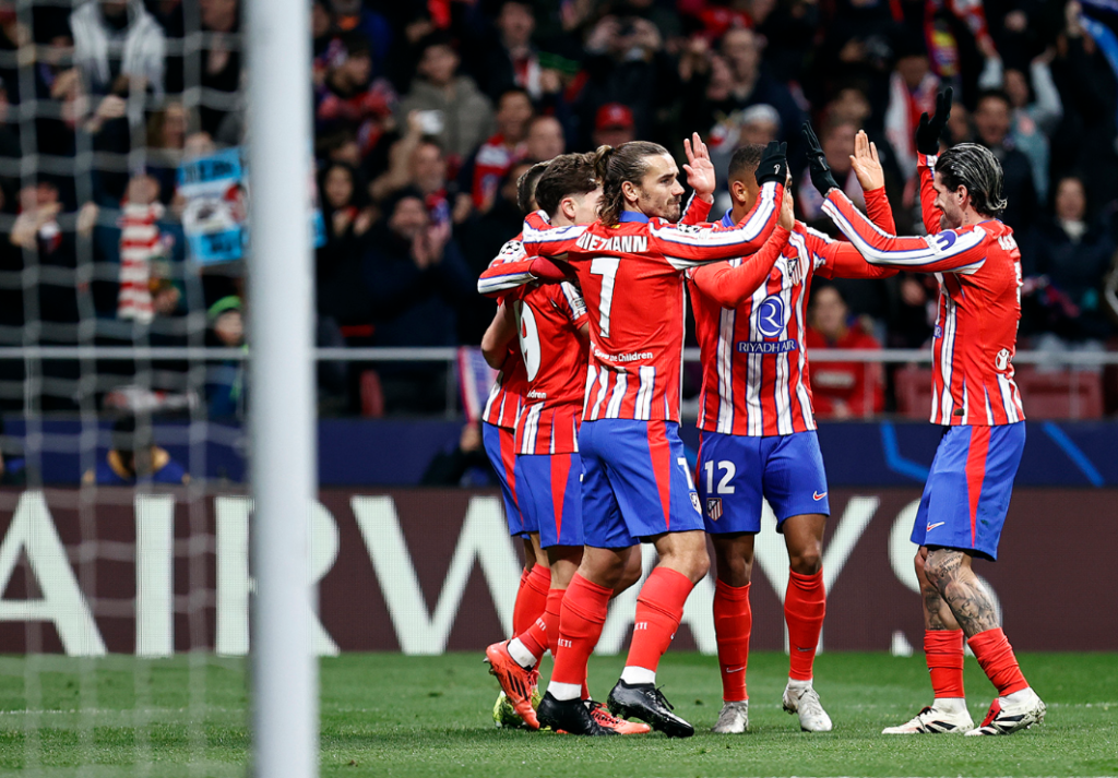 أتلتيكو مدريد يحقق فوزًا مستحقًا بثلاثية على سلوفان براتيسلافا