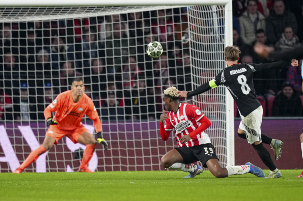 أرسنال يحقق فوزًا كاسحًا على آيندهوفن بسباعية ويتأهل إلى ربع نهائي دوري الأبطال