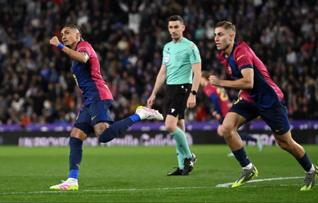 برشلونة يفوز على بلد الوليد بصعوبة في الدوري الإسباني