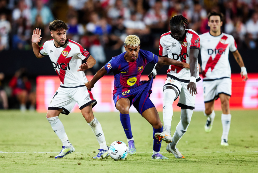 برشلونة يسقط في فخ التعادل امام رايو فاليكانو