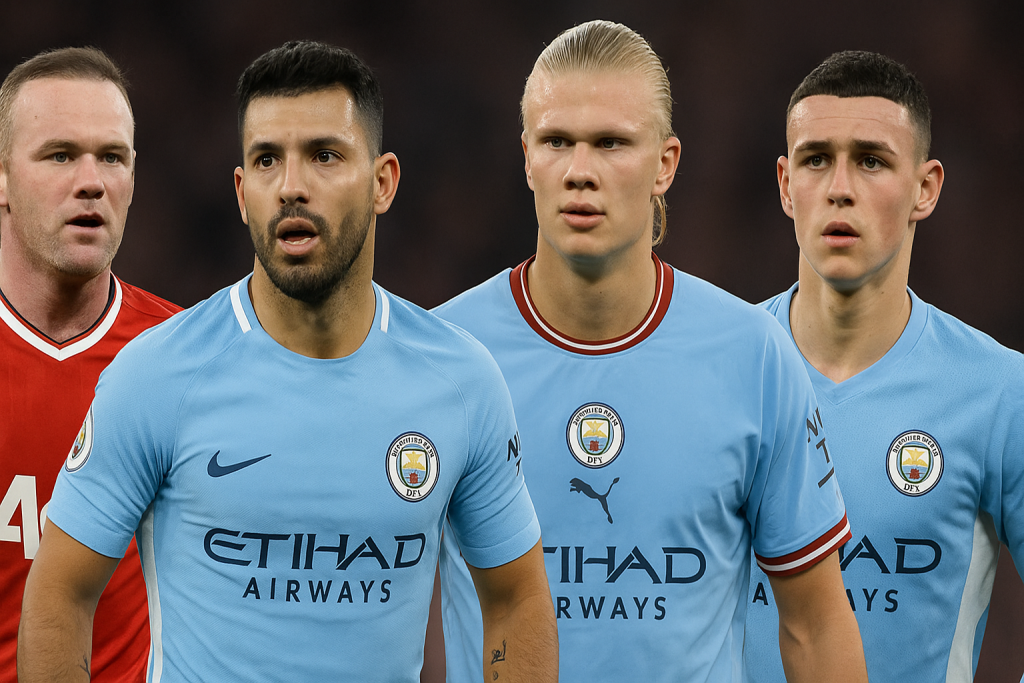 أكثر اللاعبين تسجيلاً للأهداف في ديربي مانشستر