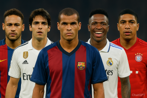 أكثر اللاعبين البرازيليين تسجيلا للاهداف في اوروبا