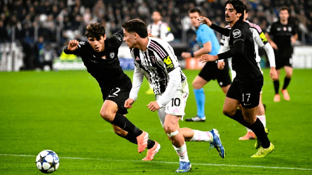 يوفنتوس يتعادل مع سبورتنج لشبونة ويواصل عثراته في دوري الأبطال