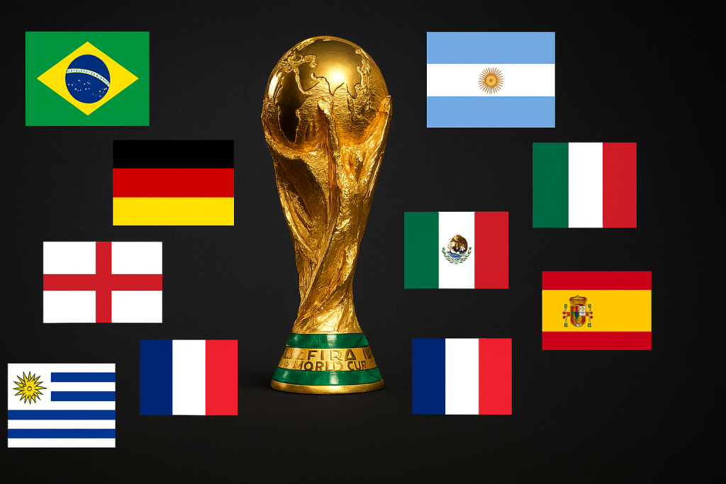 أكثر 10 منتخبات مشاركة فى تاريخ كأس العالم