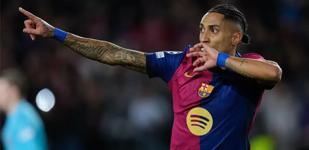 رقم مميز للبرازيلي رافينيا مع برشلونة