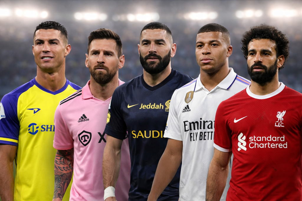 أعلى 10 رواتب لاعبين في العالم 2026 أعلى 10 رواتب لاعبين في العالم 2026