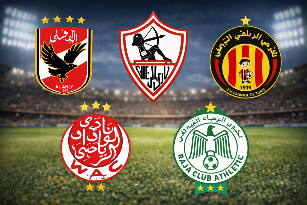 الأندية الأكثر تتويجًا بدوري أبطال إفريقيا