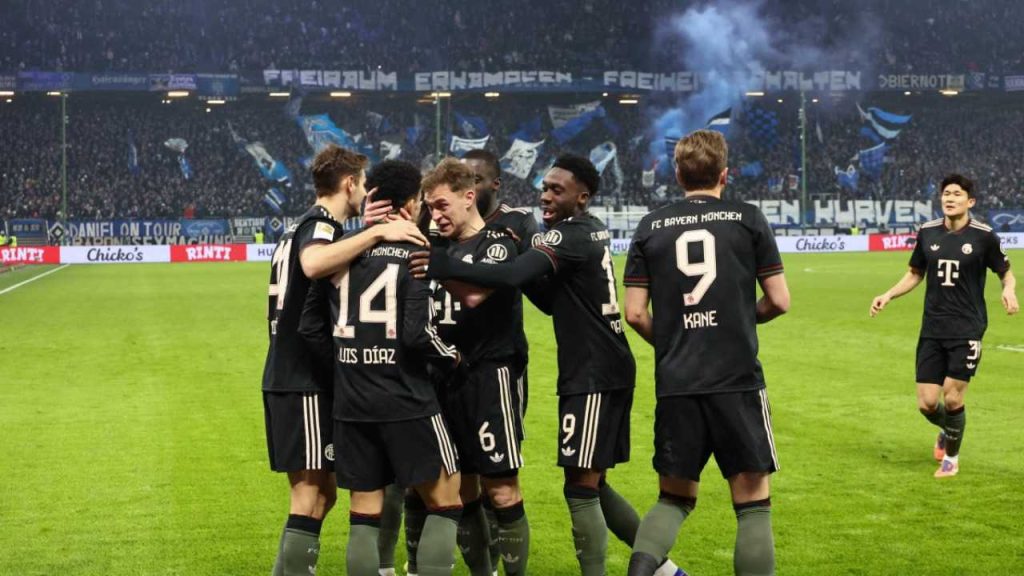 بايرن ميونخ يسقط في فخ التعادل أمام هامبورغ 2-2